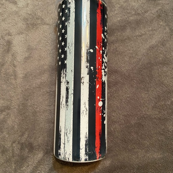 20oz fire wife tumbler with straw - Picture 2 of 3